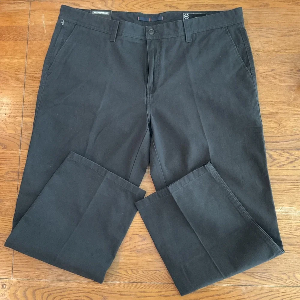 Weatherproof Mens Utility Chino Pants 002 Charcoal Gray‎ 42x30 SCWP706 New